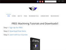 Tablet Screenshot of machining-tutorials.com